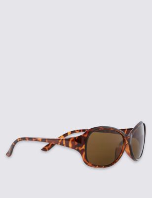 Tinted Oval Sunglasses